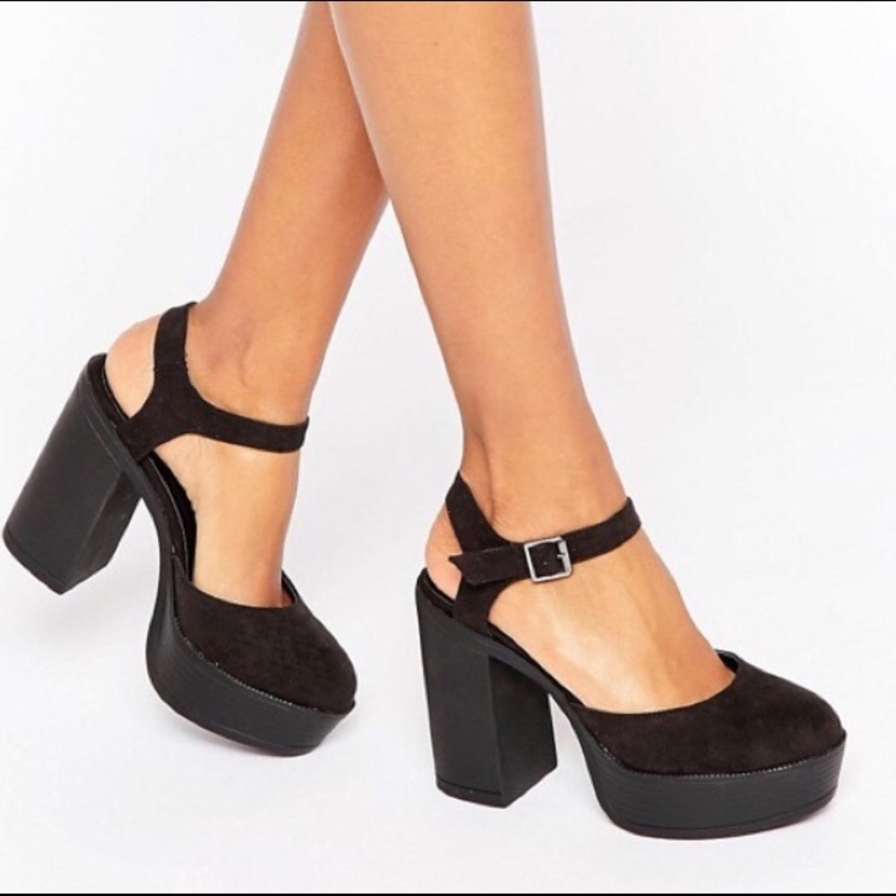 New Look Chunky Platform Heel